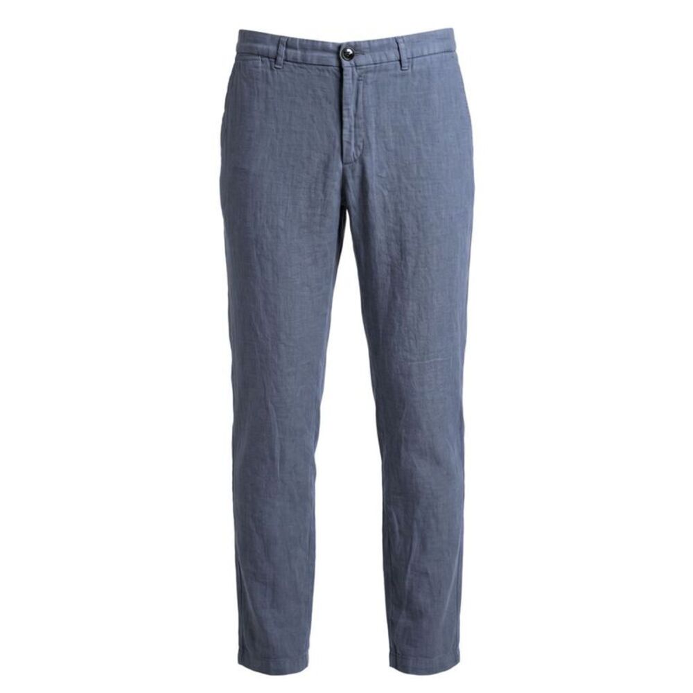 Trussardi Jeans Blue Flax Men Men's Pants